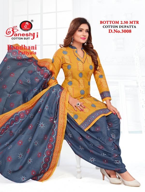 Ganeshji Bandhani Vol-3 cotton Printed Dress Material